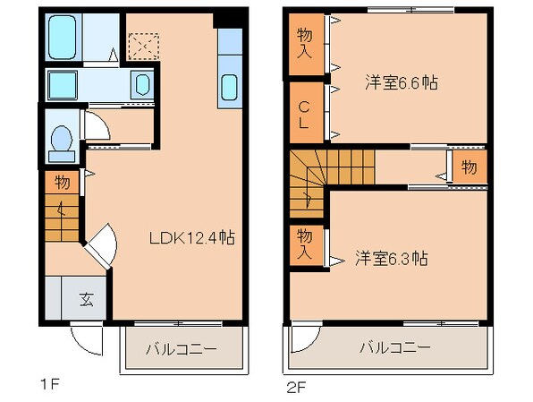 アーバンハウス２号館の物件間取画像